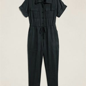 Banana Republic black jumpsuit XL NWT